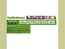 Tablet Screenshot of cactiguide.com